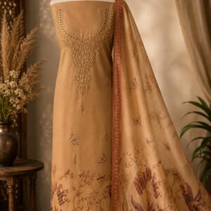 Sunehri Meher Unstitched Suit Set