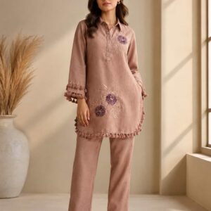 Gulab Mehr Linen Co-ord Set