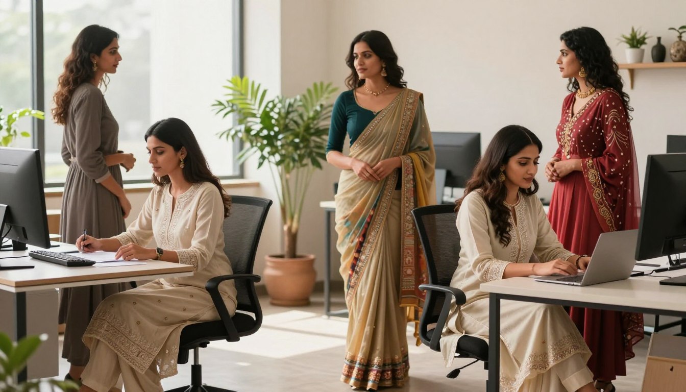 office ethnic wear for women