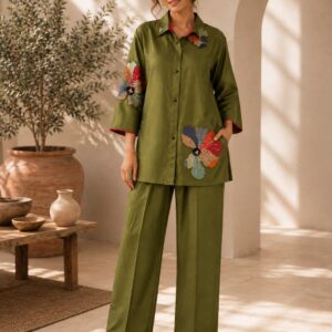 Vanika Meher Tussar Silk Co-ord Set